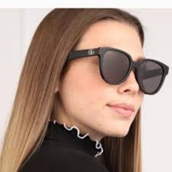 161 NWT - Gucci GG 0960 SA- 002 Black/Grey Sunglasses main image 13